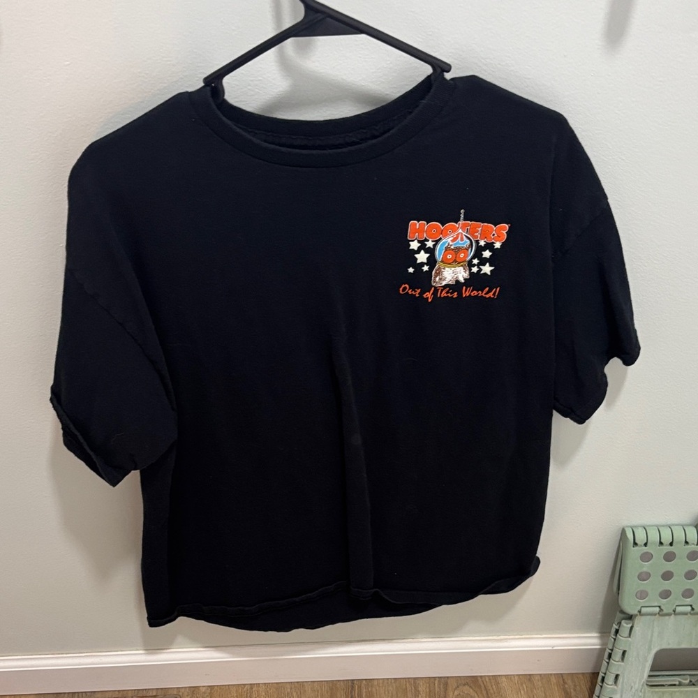 Ripple Junction Black Kids T-Shirt with Hooters Graphic
